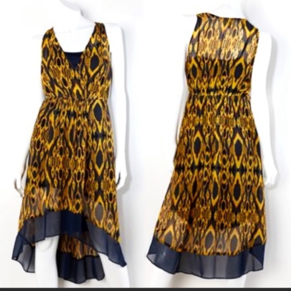 Princess Vera Wang Sheer Lined Hi Low Dress - Picture 2 of 8